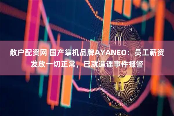 散户配资网 国产掌机品牌AYANEO：员工薪资发放一切正常，已就造谣事件报警